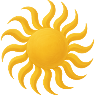 Slunce, symbol penzionu